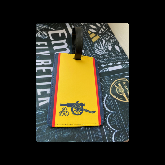 Arsenal 1989 Cannon Badge PU Material Luggage Tag
