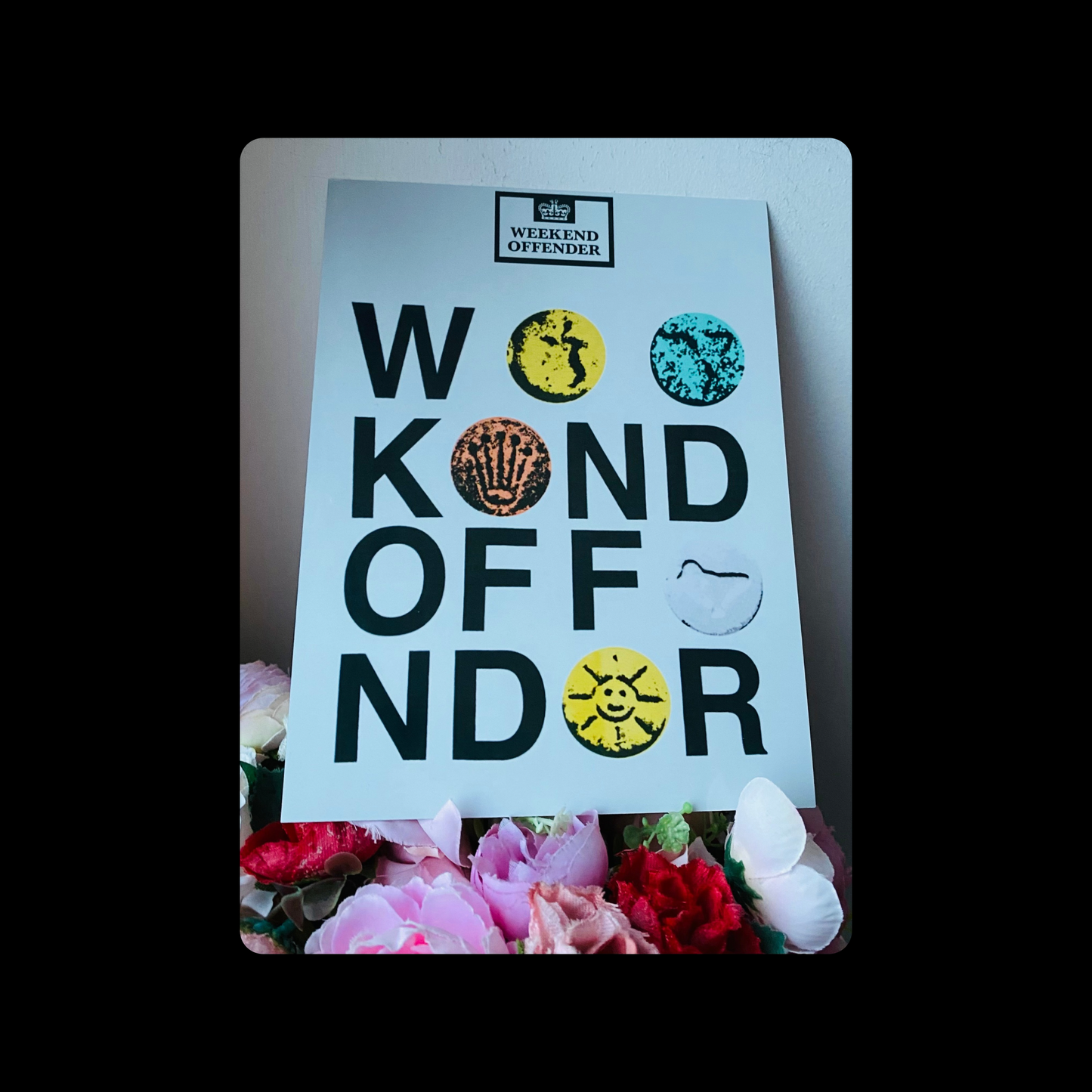 Weekend Offender Pills Metal Bar Sign 15cm x 20cm