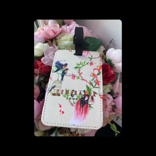 Ted Baker Birds PU Material Luggage Tag