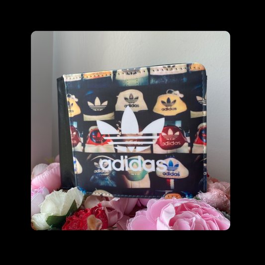 Adidas Trainer Heel Collage PU Material Wallet