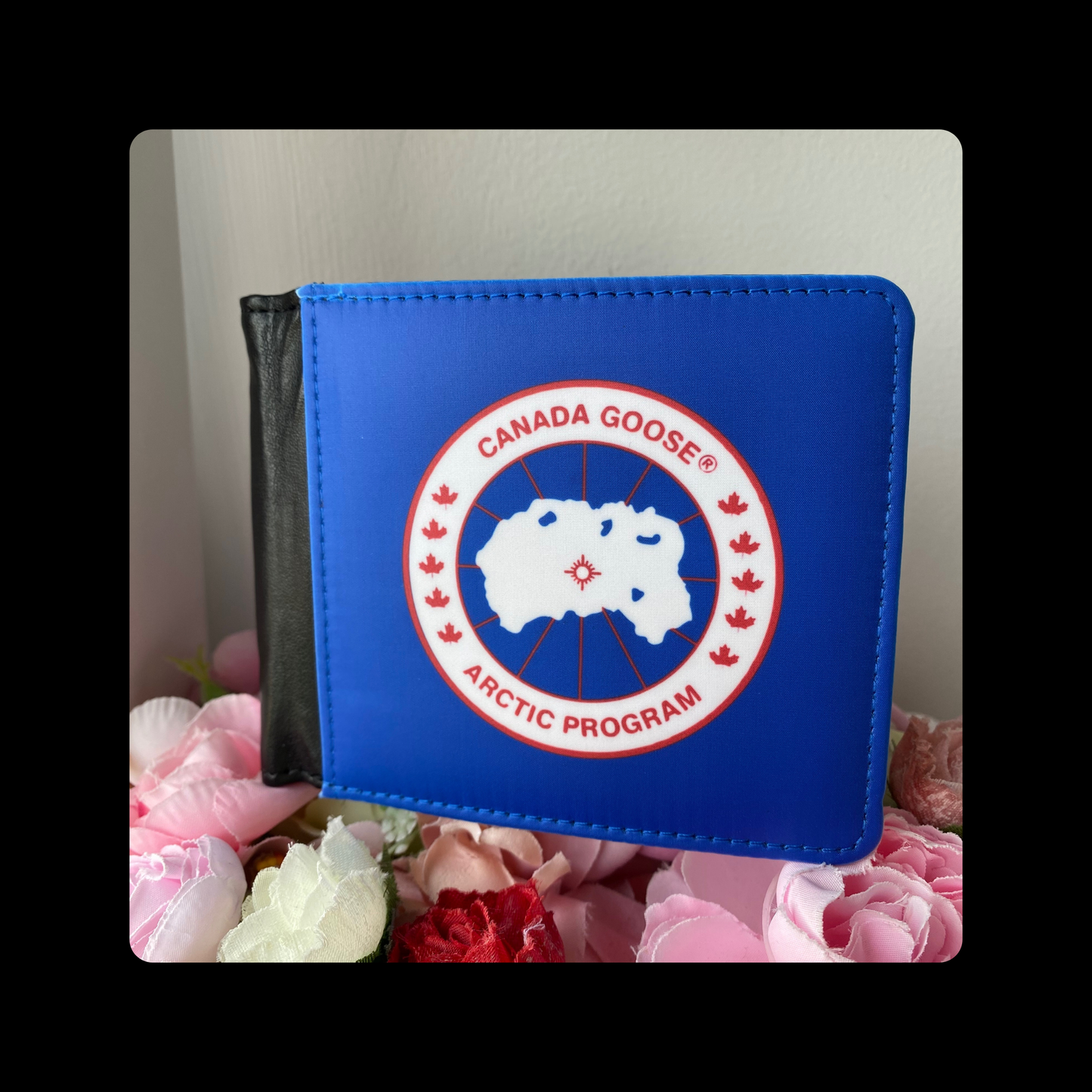 Canada Goose Blue PU Material Wallet