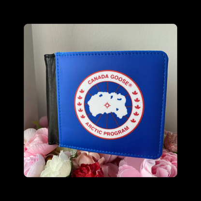 Canada Goose Blue PU Material Wallet