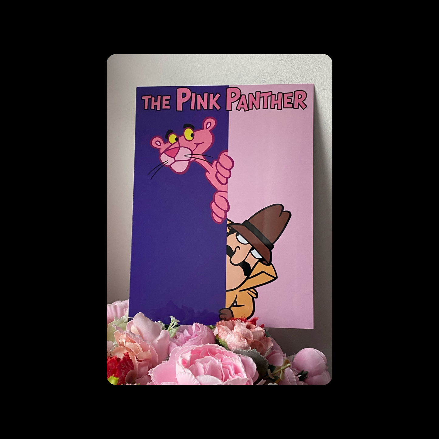 The Pink Panther Metal Bar Sign 15cm x 20cm