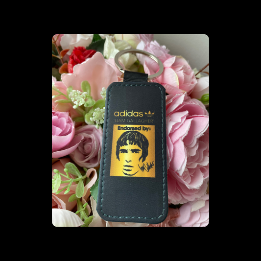 Adidas Endorsed By Liam Gallagher Black & Gold Keyring
