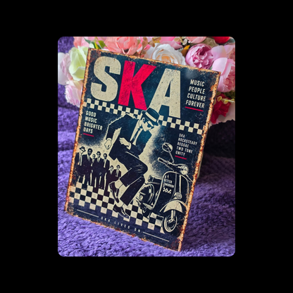 SKA Metal Bar Sign 15cm x 20cm