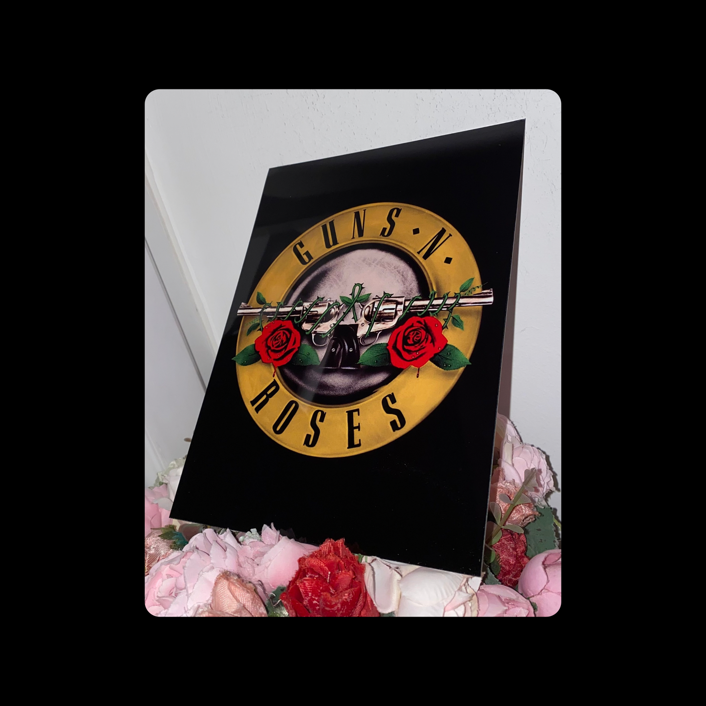 Guns N Roses Metal Bar Sign 15cm x 20cm