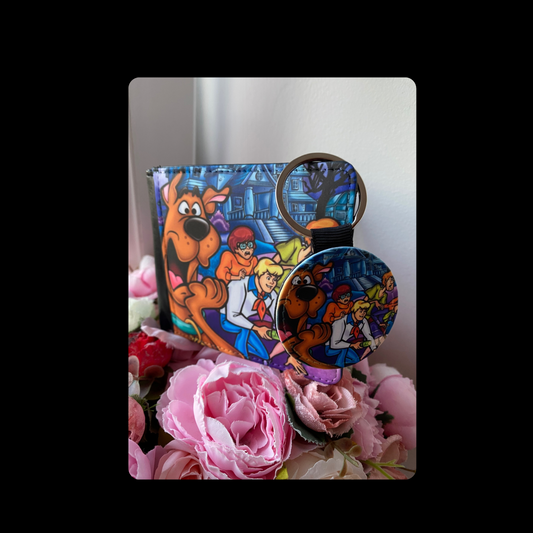 Scooby Doo PU Material Wallet & Keyring