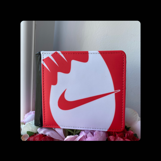 Nike Dunk Red & White PU Material Wallet