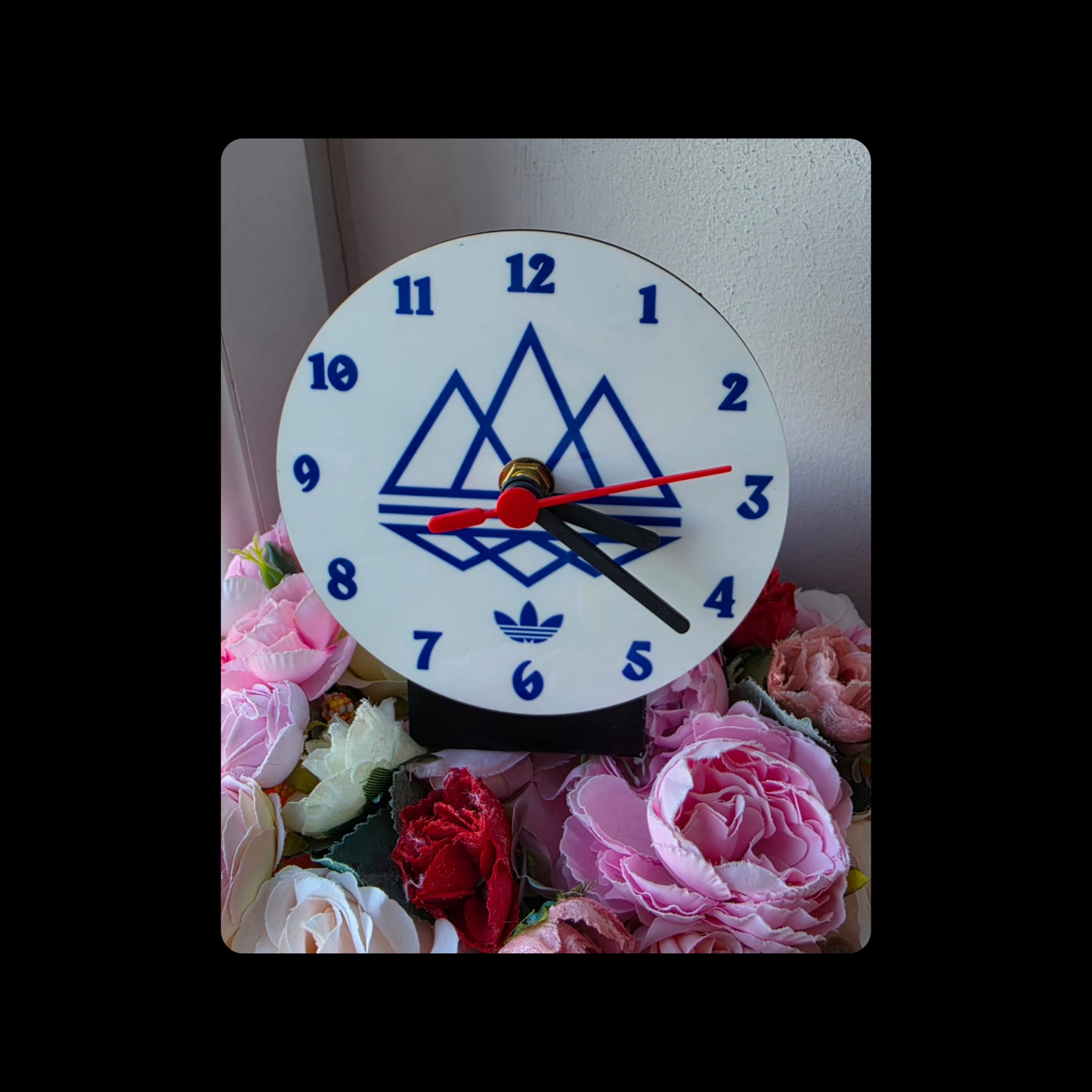 Adidas Spezial Round MDF Desk Clock 12.7cm (5")