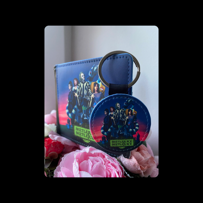Beetlejuice Beetlejuice PU Material Wallet & Keyring