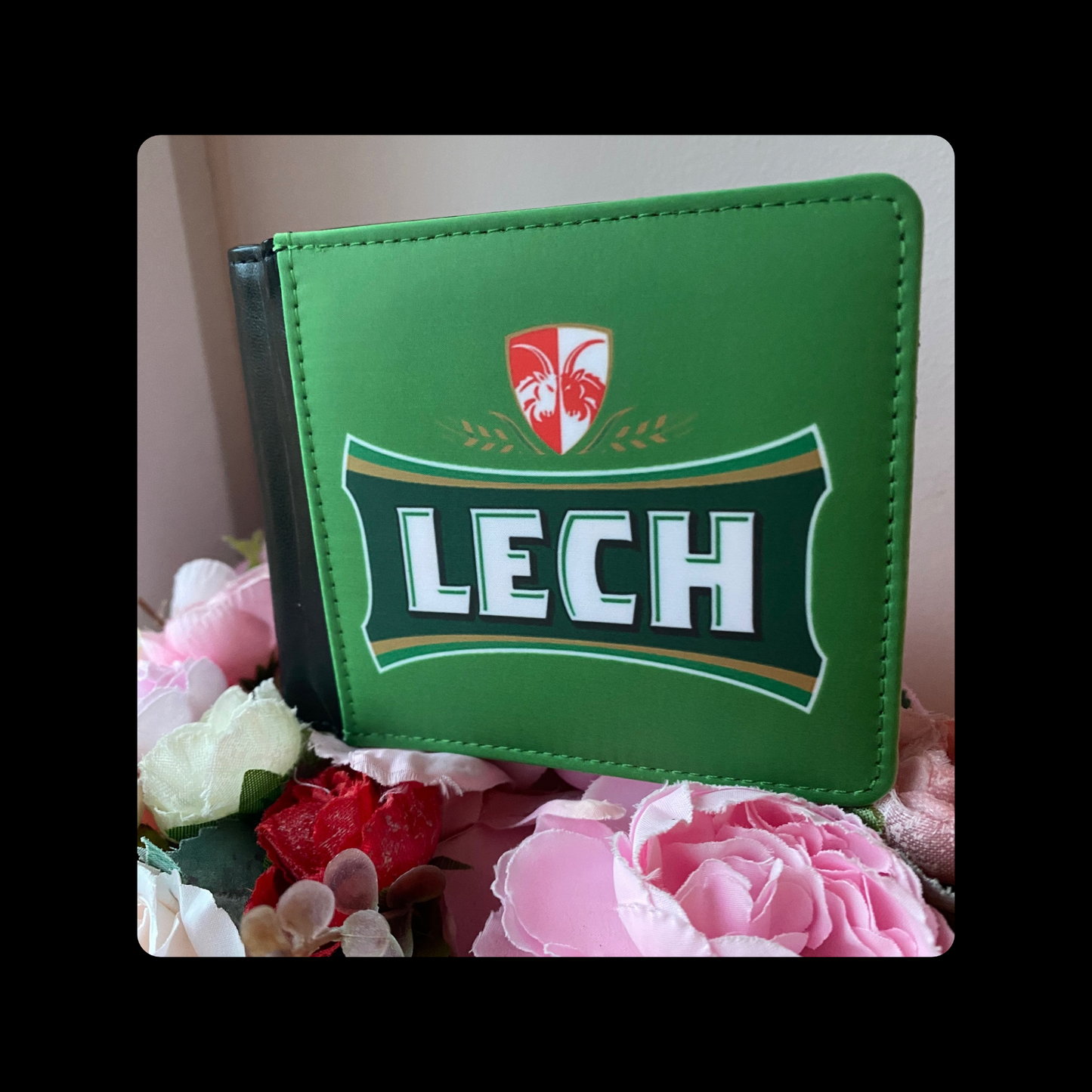 Lech Polish Beer PU Material Wallet & Keyring