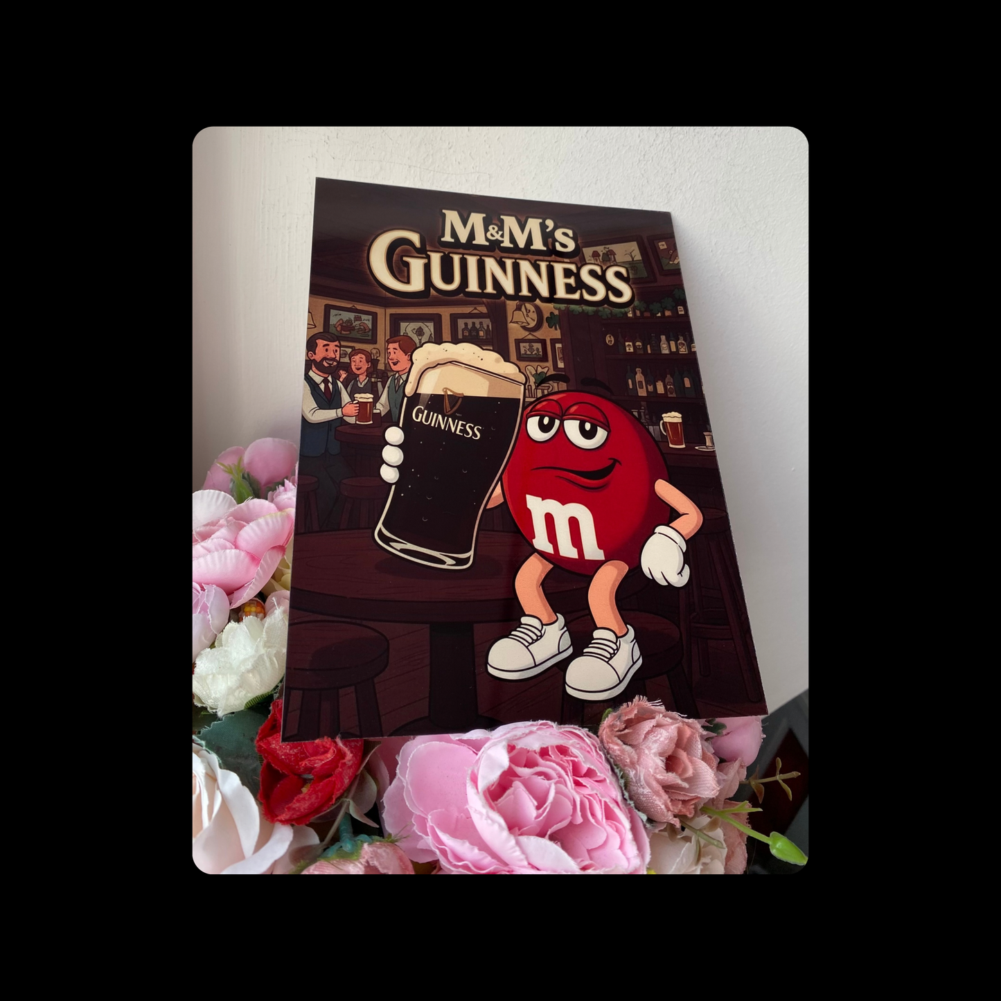 M & M’s Guinness Metal Bar Sign 15cm x 20cm