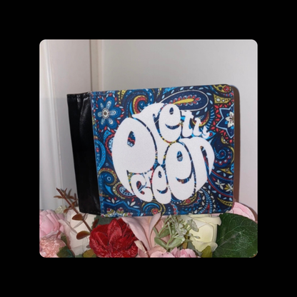 Pretty Green Floral PU Material Wallet 10cm x 9.5cm