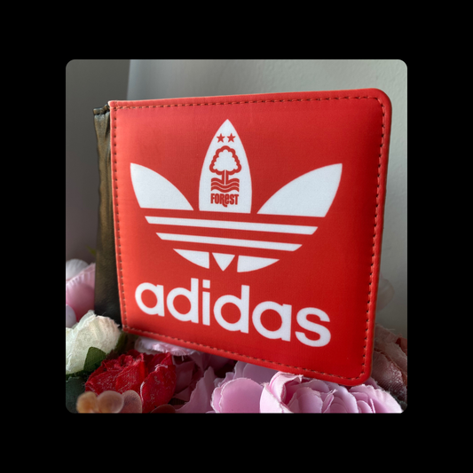 Adidas Nottingham Forest Red & White PU Material Wallet