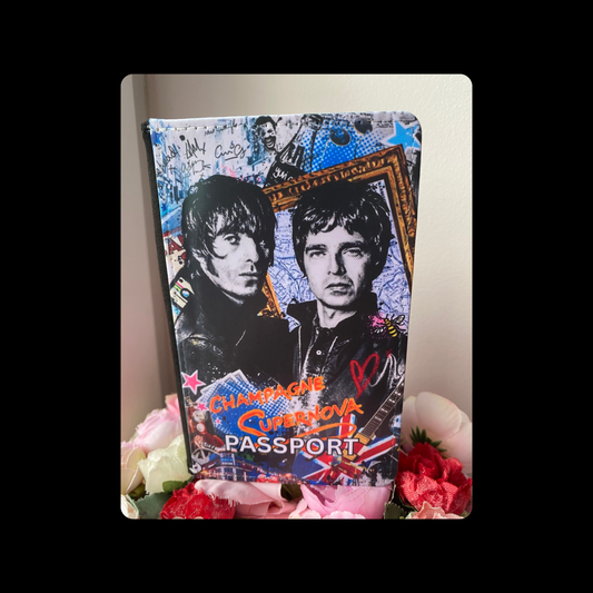 Oasis Champagne Supernova PU Material Passport Holder