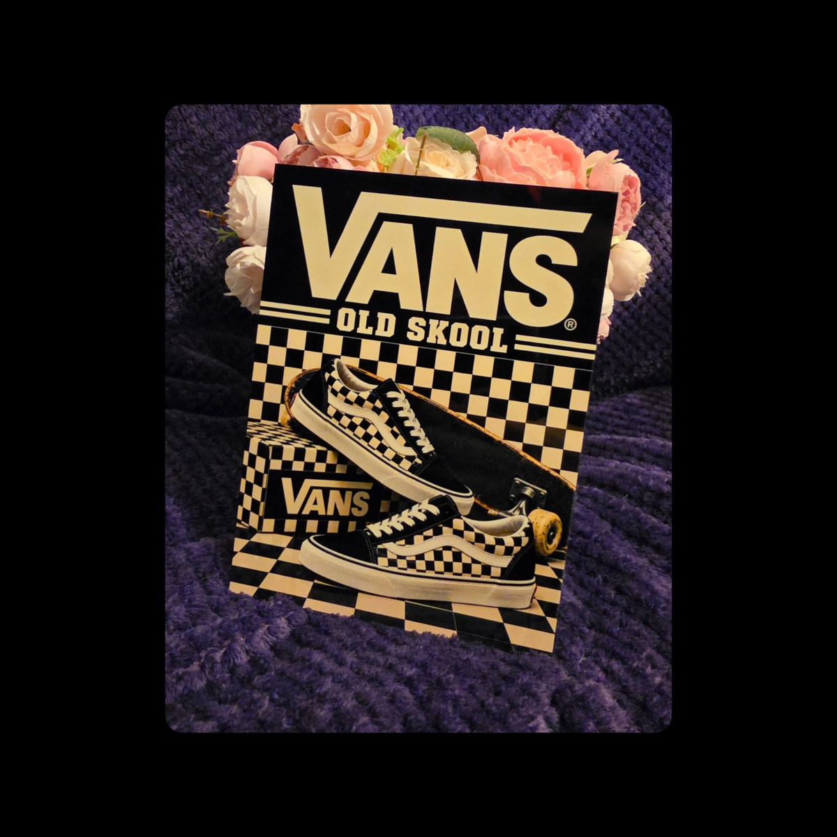 VANS Old Skool Metal Bar Sign 15cm x 20cm