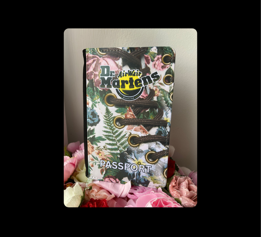 Dr Martens 1460 English Garden Floral PU Material Passport Holder