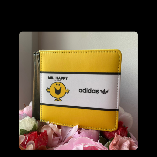 Adidas Mr Men Mr Happy PU Material Wallet