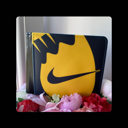 Nike Dunk Yellow & Black/Navy PU Material Wallet