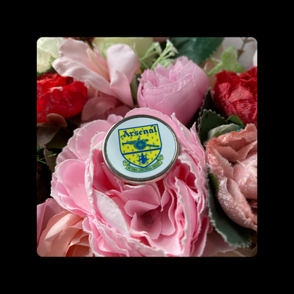 Arsenal 1949-1990 Badge Yellow & Blue Round Pin Badge 20mm