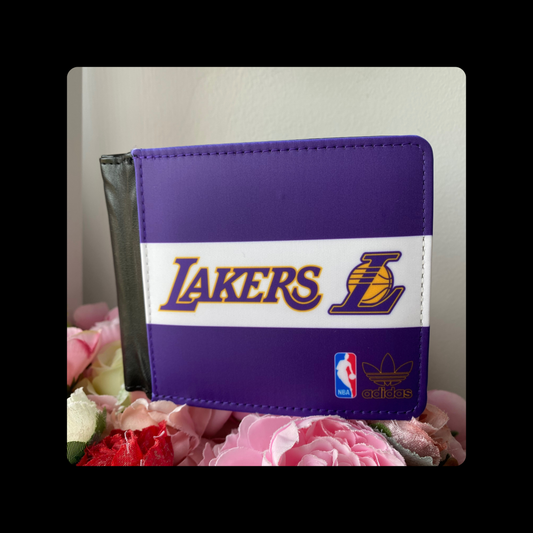 Adidas Los Angeles LA Lakers PU Material Wallet