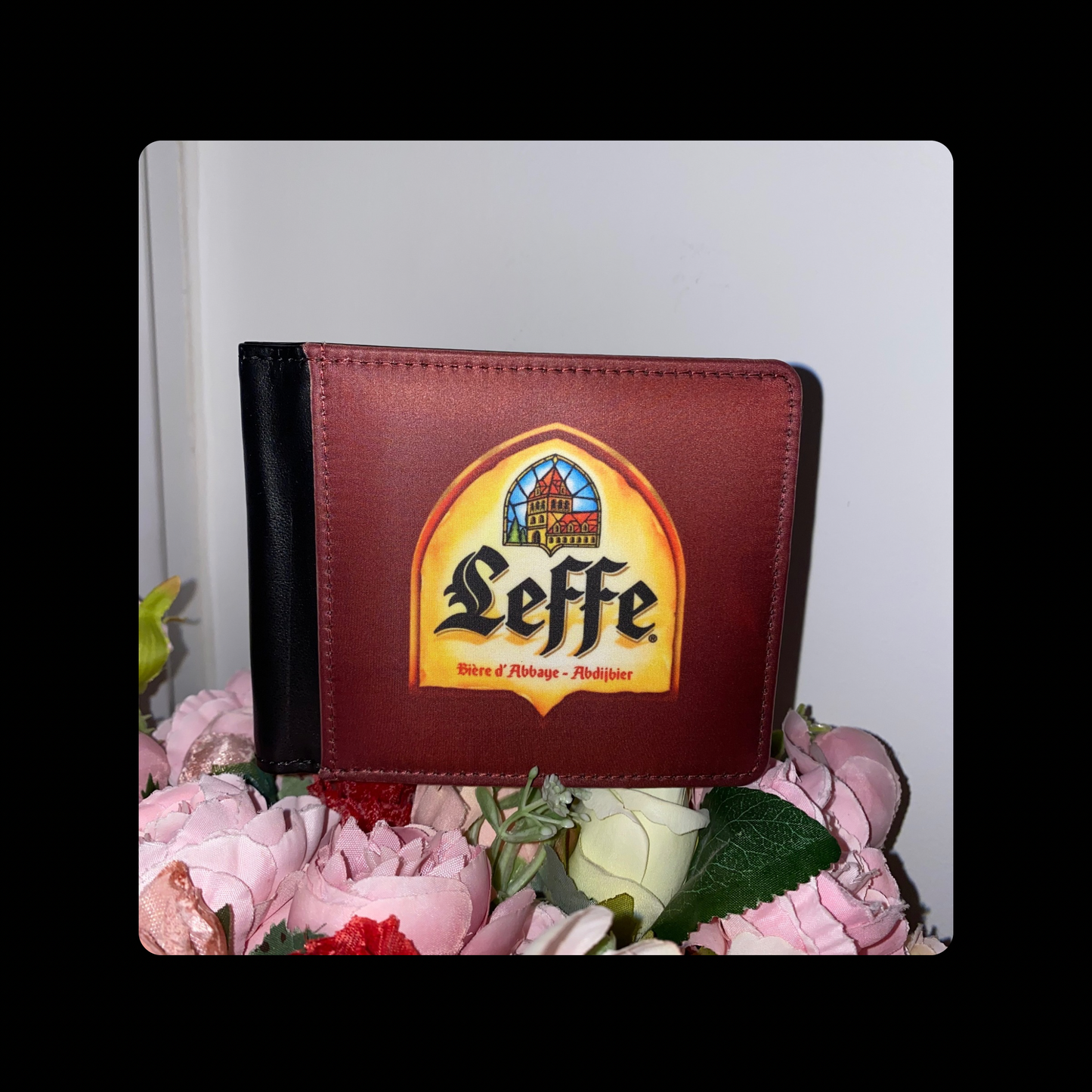 Leffe Belgium Beer PU Material Wallet 10cm x 9.5cm