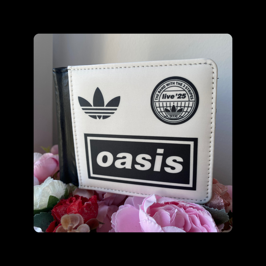 Adidas Oasis 25 Collaboration Cream & Black PU Material Wallet