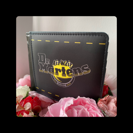 Dr Martens Black & Yellow PU Material Wallet