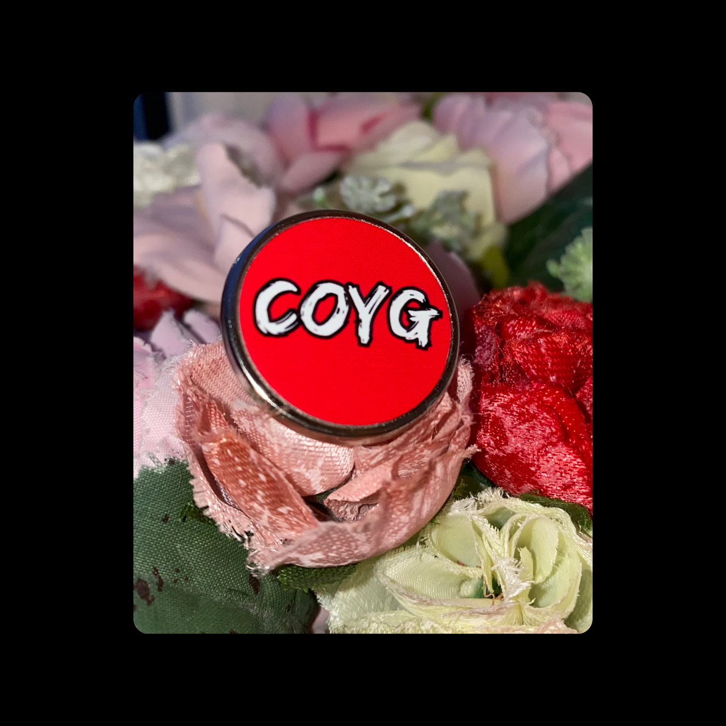 Arsenal COYG Round Pin Badge 20mm