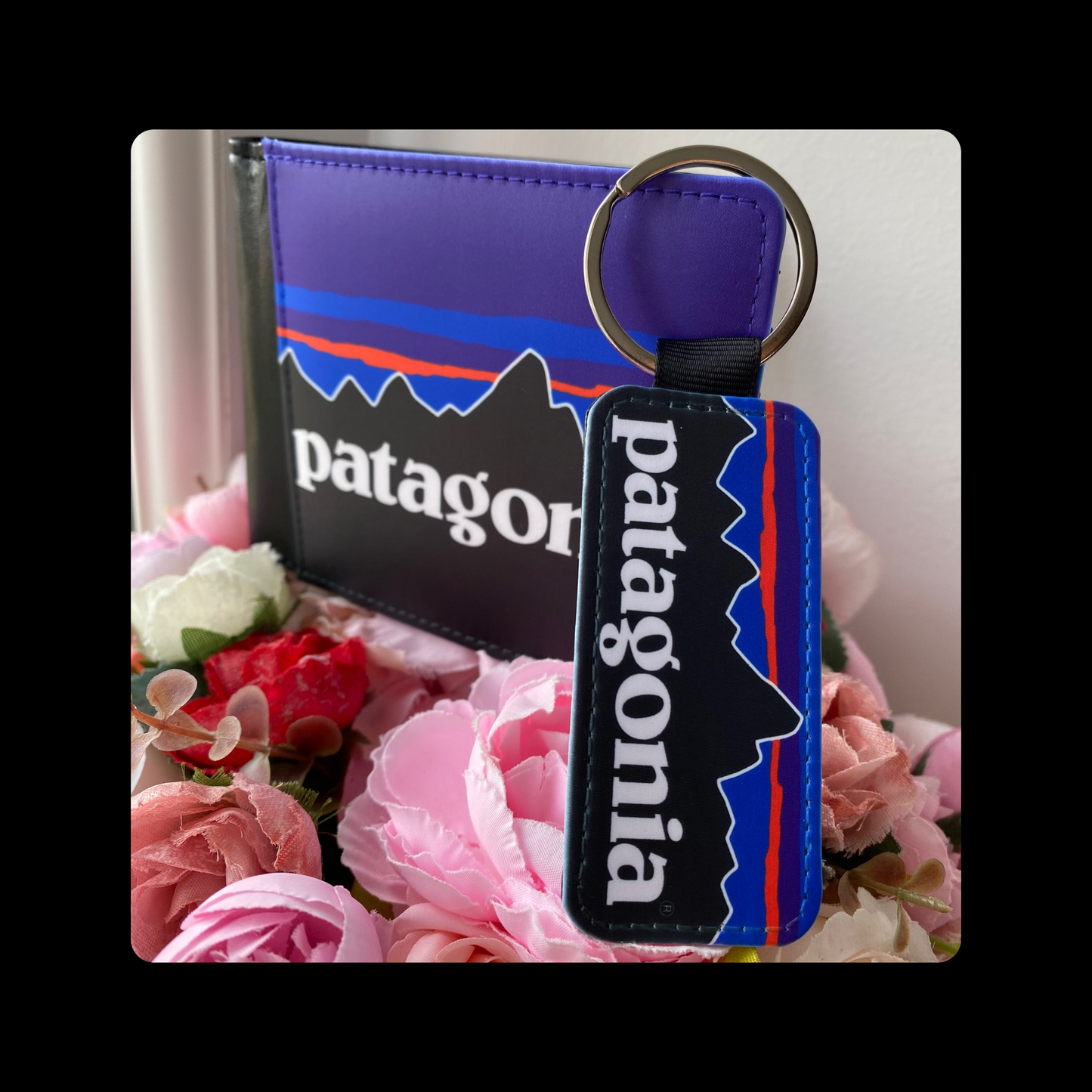 Patagonia PU Material Wallet & Keyring