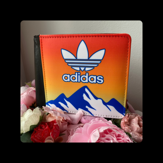 Adidas Sunset Blue Mountain PU Material Wallet