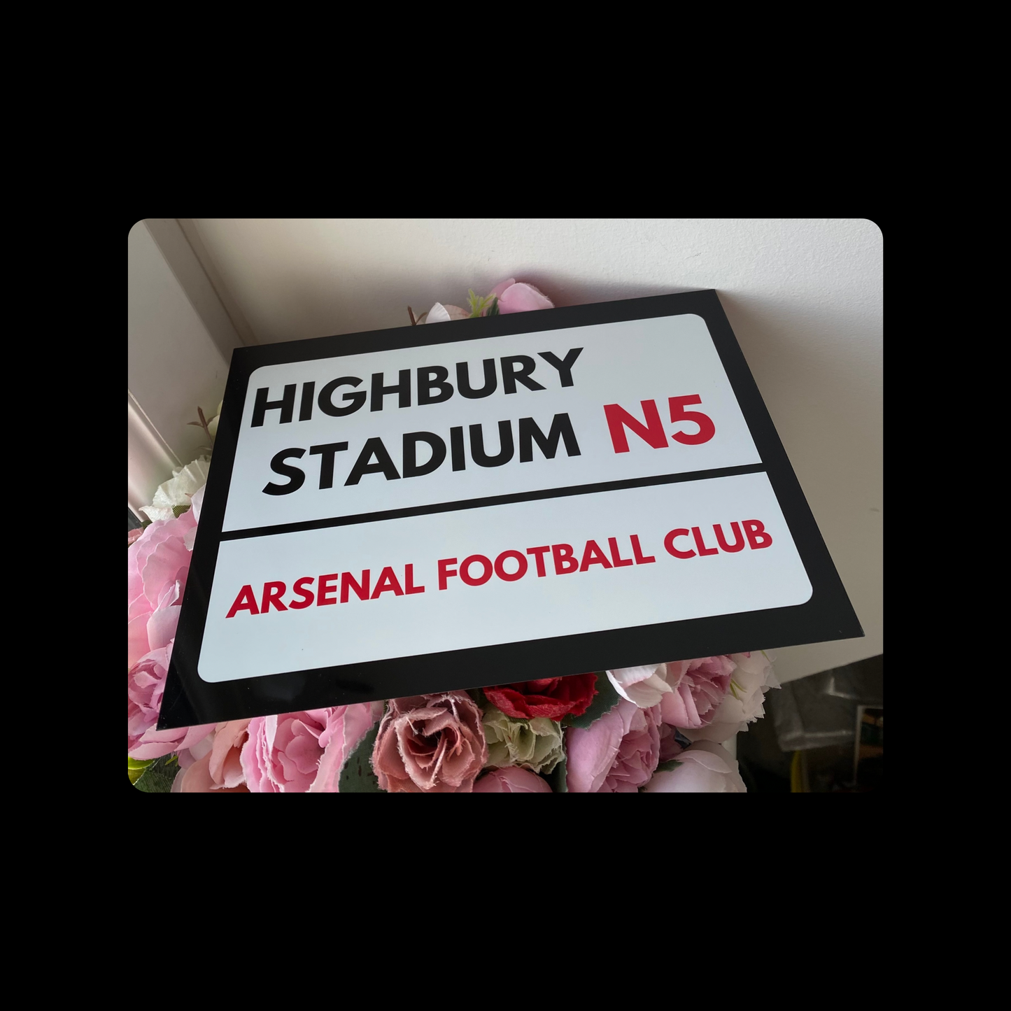 Arsenal Highbury Stadium Street Sign Metal Bar Sign 15cm x 20cm