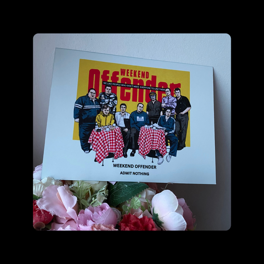 Weekend Offender The Sopranos Satriale’s Metal Bar Sign 15cm x 20cm