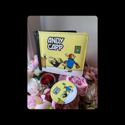 Andy Capp PU Material Wallet & Keyring