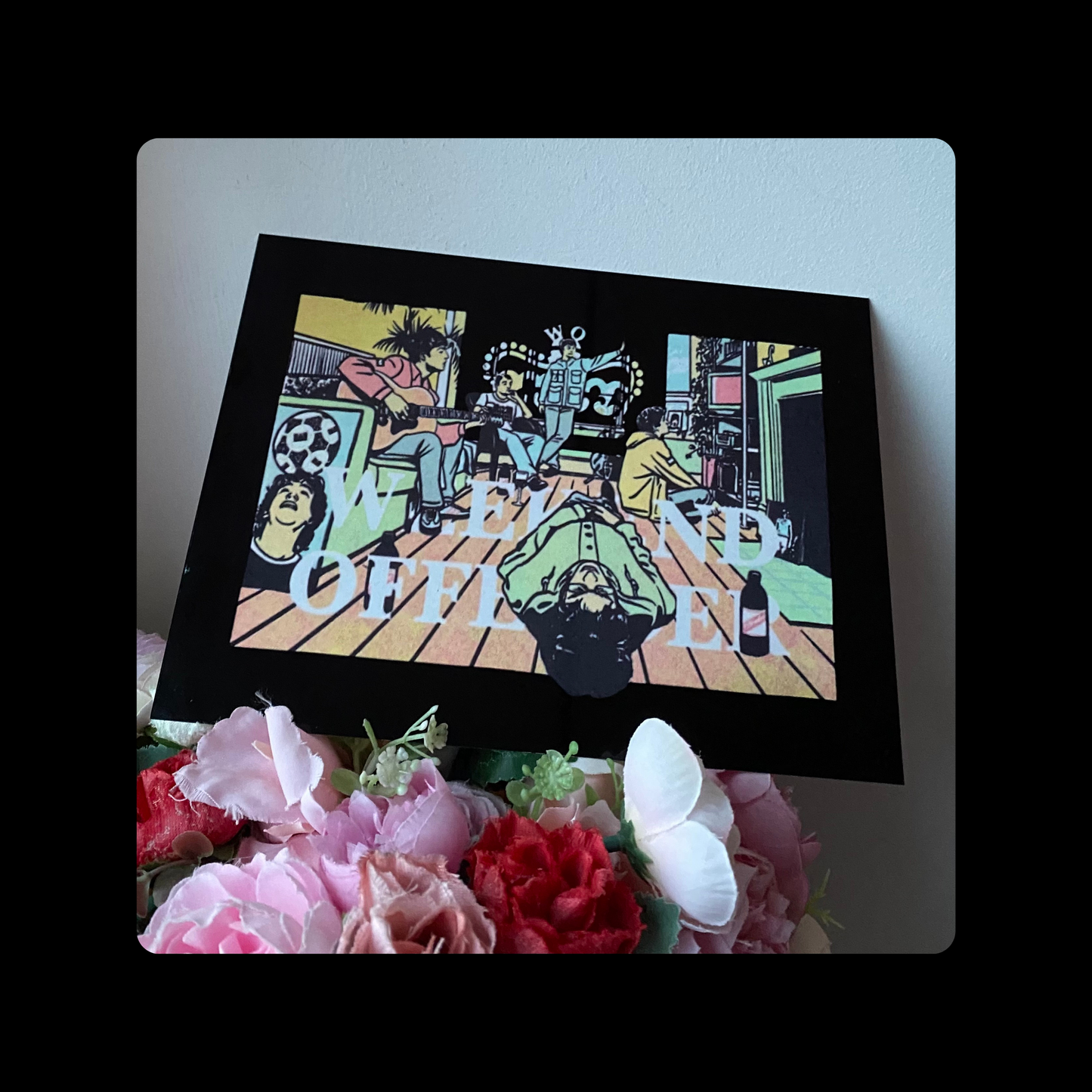 Weekend Offender Oasis Definitely Maybe Metal Bar Sign 15cm x 20cm