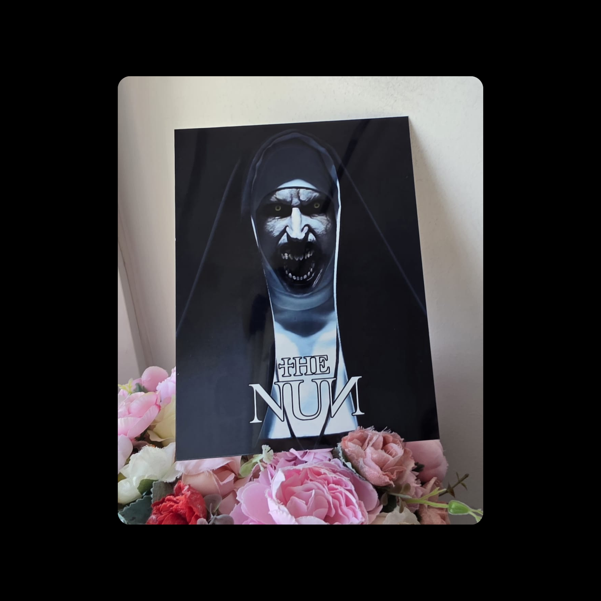 The Nun Valak Metal Bar Sign 15cm x 20cm