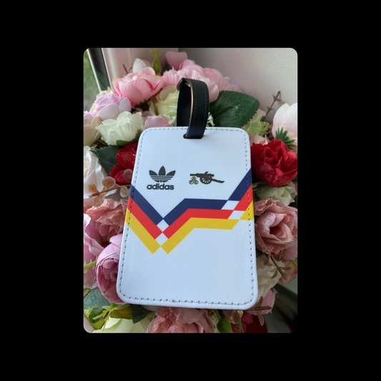 Arsenal Adidas 1989 Germany Style PU Material Luggage Tag