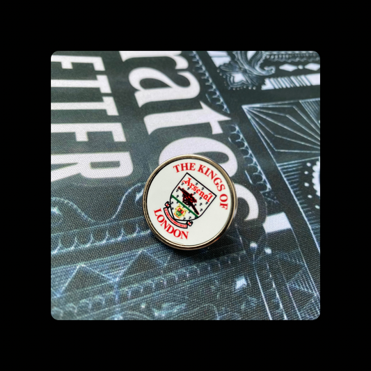 Arsenal The Kings Of London 1990-1993 Badge Round Pin Badge 20mm