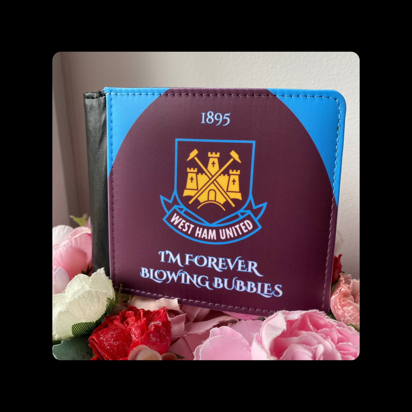West Ham United Retro Badge PU Material Wallet