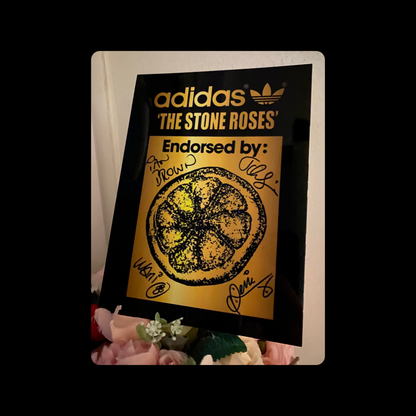 Adidas The Stone Roses Metal Bar Sign 15cm x 20cm