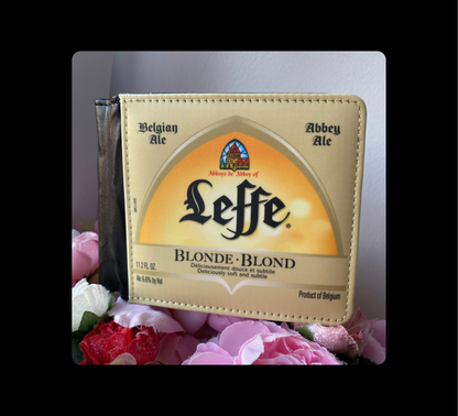 Leffe Blond Belgium Beer PU Material Wallet & Keyring