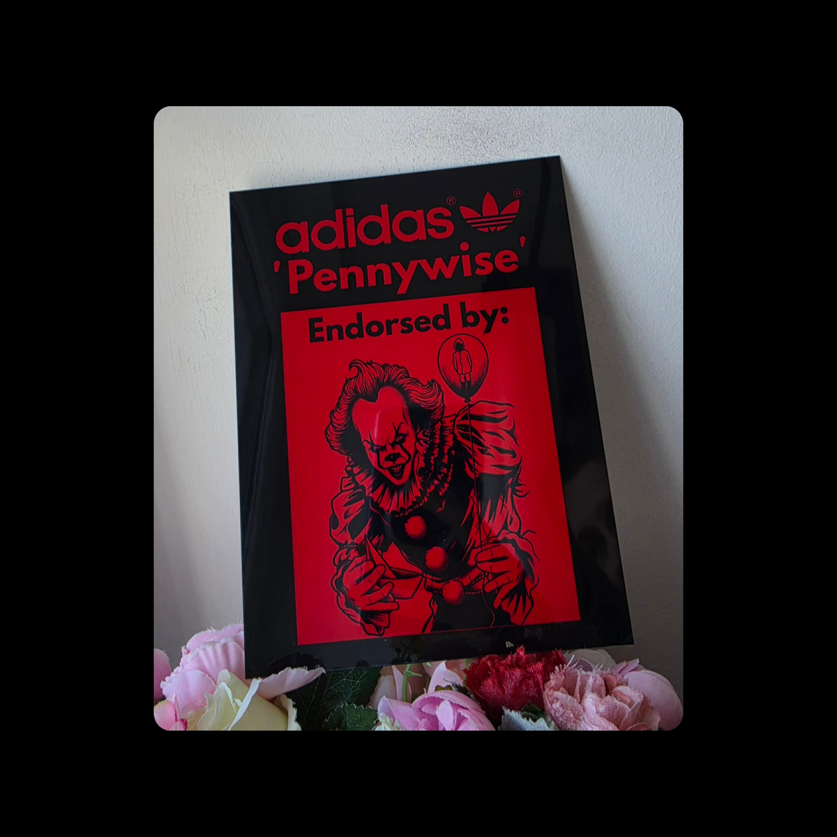 Adidas Pennywise Metal Bar Sign 15cm x 20cm