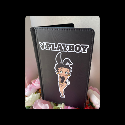 Betty Boop Playboy PU Material Passport Holder