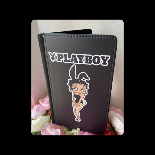 Betty Boop Playboy PU Material Passport Holder
