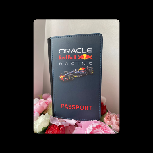 Red Bull F1 Racing Car PU Material Passport Holder
