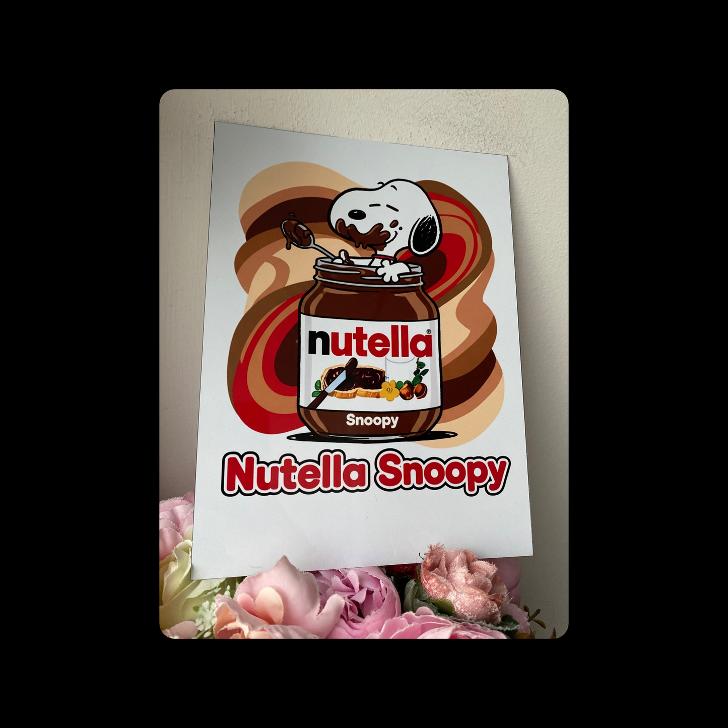 Snoopy Nutella Metal Bar Sign 15cm x 20cm