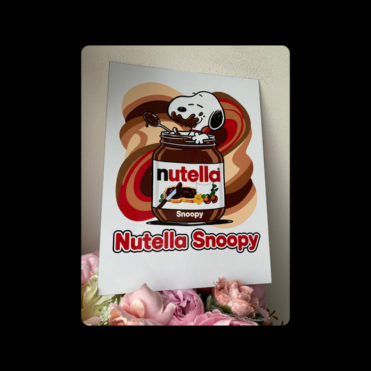 Snoopy Nutella Metal Bar Sign 15cm x 20cm