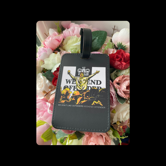Weekend Offender Bovver Green Street Bovver Football Casuals PU Material Luggage Tag