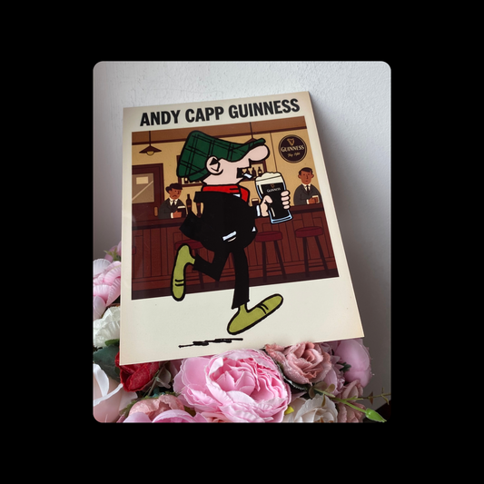 Andy Capp Guinness Metal Bar Sign 15cm x 20cm
