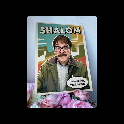 Friday Night Dinner Jim Metal Bar Sign 15cm x 20cm